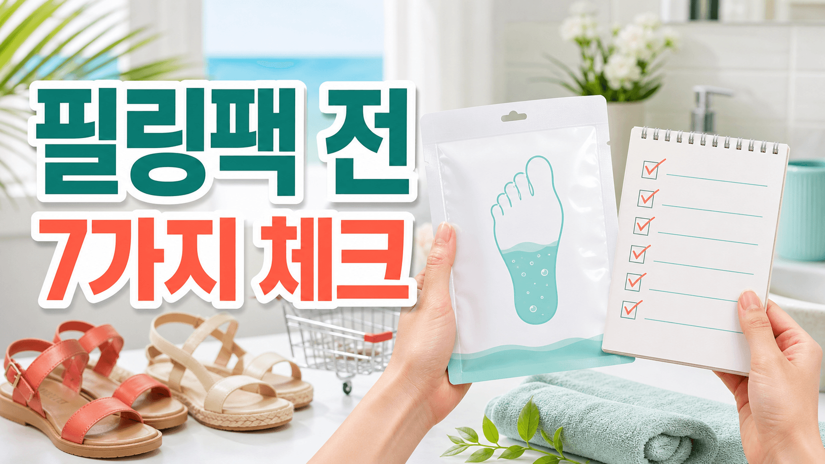 여름 샌들 전 발각질 필링팩, 벗겨짐 후기보다 7가지 체크