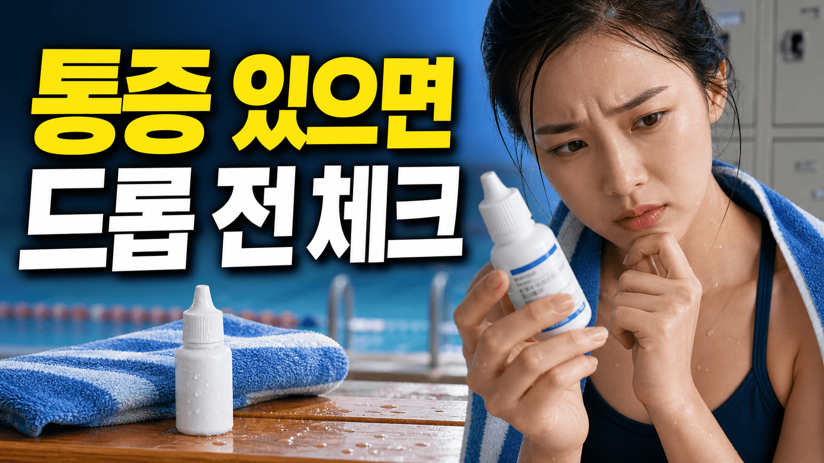 수영장 다녀온 밤 귀 건조 드롭, 통증 있으면 손해 30초 체크 대표 이미지